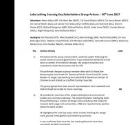 thumbnail of 3rd Crossing Stakeholder Group – Actions – 300617